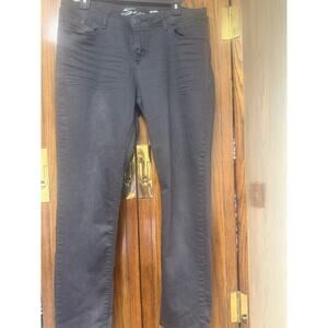 Seven 7 Embellished pocket Black Skinny Jeans Size 12